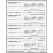 W-2 4up  Condensed Employee Alt. Copies B/C/2/2 (BW24DWNA)  
