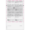W-2 4up Pressure Seal Quadrants (80481)  