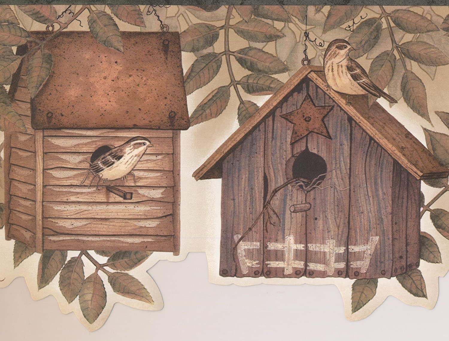 Birdhouses Wallpaper Border PC95172b CLEARANCE!! QUANTITIES LIMITED!!