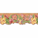 879063 Scalloped Tropical Floral Wallpaper Border PB58018db