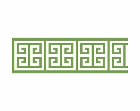 879965 Lime Meandor Greek Key Wallpaper Border BP8213bd