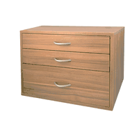 Organized Living freedomRail O-Box 3 Drawer - Cypress Live