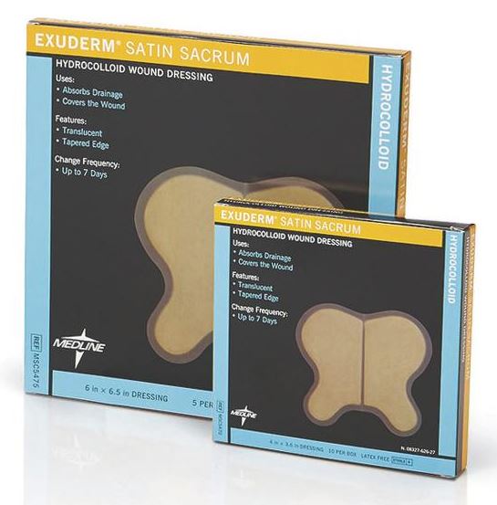 Exuderm Satin Hydrocolloid Wound Dressing by Medline
