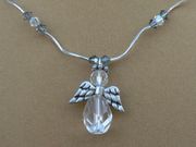 Clear Angel Necklace