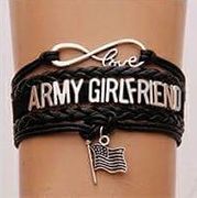 Army Girl Friend Wrap Bracelet