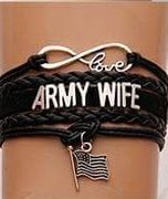 Army Wife Wrap Bracelet