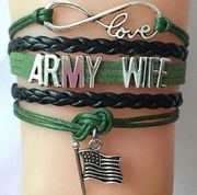 Army Wife Wrap Bracelet