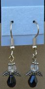 Black Angel Earrings