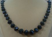Black Beaded Necklace