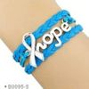 Blue Hope Wrap Bracelet