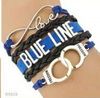 Blue Line Wrap Bracelet Blue Line Wrap Bracelet