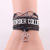 Border Collie Wrap Bracelet