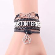 Boston Terrier Wrap Bracelet