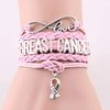 Breast Cancer Wrap Bracelet