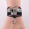 Bull Terrier Mom Wrap Bracelet