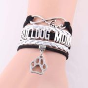 Bulldog Mom Wrap Bracelet
