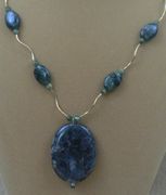 Camo Oval Necklace