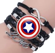 Captain American Wrap Bracelet