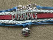 Cardinals Wrap Bracelet