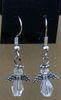 Clear Angel Earrings