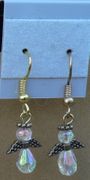AB Clear Angel Earrings