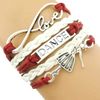 Dance Charm Wrap Bracelet