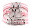 Mom Loves Daughter Wrap Bracelet
