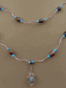 Double Stand Copper Heart Pendent