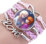 Elsa And Anna Wrap Bracelet