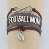 Football Mom Wrap Bracelet