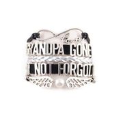 Grandpa Gone But Not Forgotten Wrap Bracelet