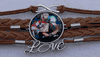 Harley Quinn Leather Wrap Bracelet