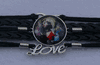 Harley Quinn Leather Wrap Bracelet