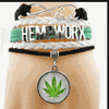 Hemp Work Wrap Bracelet