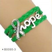 Green Hope Wrap Bracelet