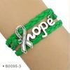 Green Hope Wrap Bracelet
