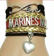 Marines Mom Wrap Bracelet