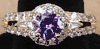Natural 2.38CT Alexandrite Diamond 14K Yellow Gold Ring