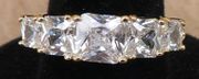 Natural 3.28CT White Diamond 14K Yellow Gold Wedding Ring