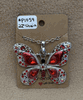 Red Butterfly Necklace