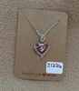 Light Purple Heart Necklace 