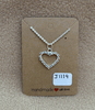 Rhinestone Heart Necklace