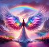  Colorful Angel Diamond Painting 