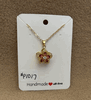 Fidget Pink Flower Necklace 