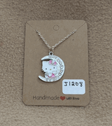 Hello Kitty Pn The Moon Necklace 
