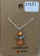 Orange Angel Necklace 