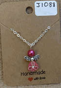Pink Angel Necklace
