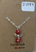 Red Angel Necklace 