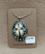 Resin Cross Necklace