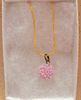 Pink Flower Necklace